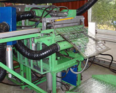 Air molding production line for blister packaging